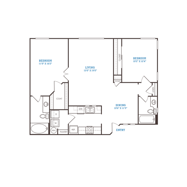 B4 Renovated 2157 floor plan